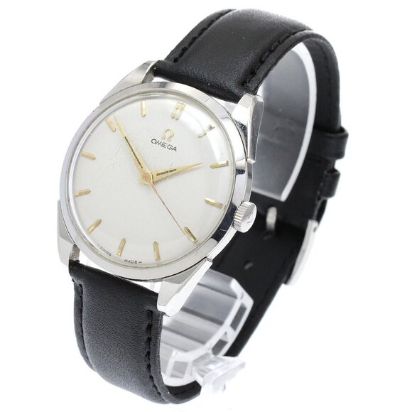 OMEGA vintage Silver Dial Hand Winding Men's Watch